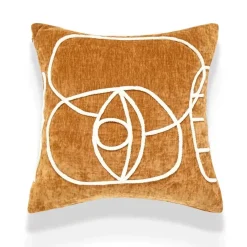 The Cushion Corner Bettzeug-Nordischer Schachbrett-Kissenbezug - Schwarz-Weiß-Plüsch-Kissenbezug