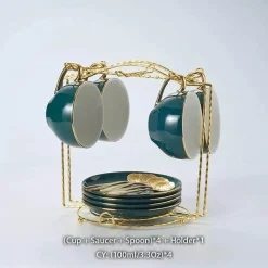 Feast u0026 Flair Küche & Esszimmer-Nordisches Blumentee-Set – Porzellan-Teekanne mit Sieb