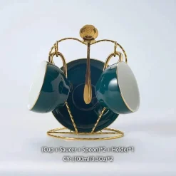 Feast u0026 Flair Küche & Esszimmer-Nordisches Blumentee-Set – Porzellan-Teekanne mit Sieb