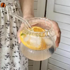 Plates u0026 More Küche & Esszimmer-Nordisches Cocktailbecher-Set aus rosa Glas – elegante Saft- und Wassergläser