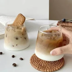 Plates u0026 More Küche & Esszimmer-Nordisches Cocktailbecher-Set aus rosa Glas – elegante Saft- und Wassergläser