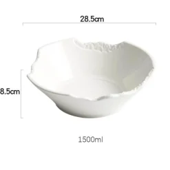 Elegance at the Table Küche & Esszimmer-Notch Design Keramikschale – Dekorative Schale