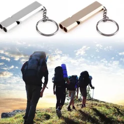 The Outdoor Vault Outdoor-Artikel|Heimwerkzeuge-Notfallpfeife als Schlüsselanhänger – Ultralautes Überlebenswerkzeug