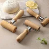 Decor Küche & Esszimmer-Nudelholz-Set aus Holz – natürliches Backwerkzeug