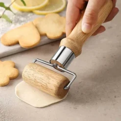 Decor Küche & Esszimmer-Nudelholz-Set aus Holz – natürliches Backwerkzeug