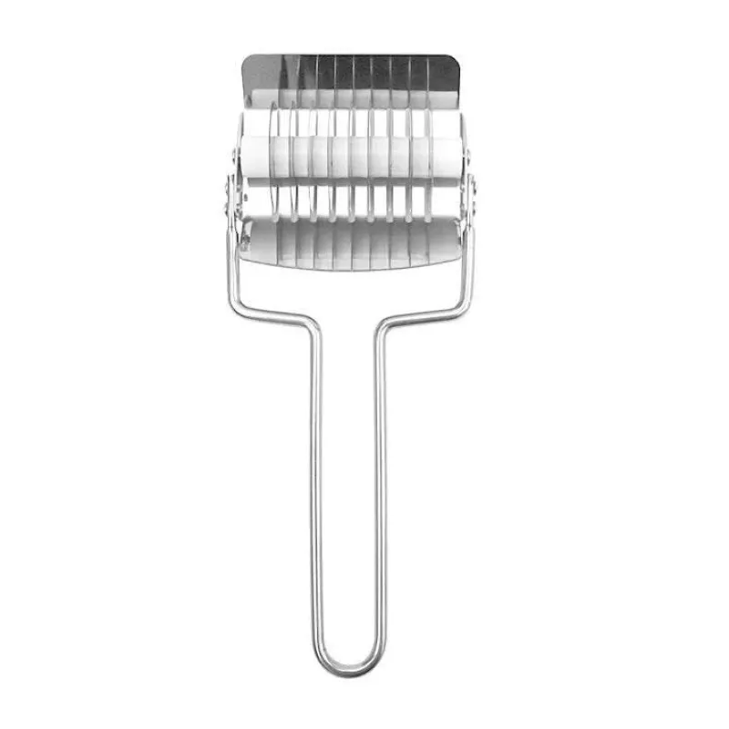 Tom Küche & Esszimmer-Nudelschneider – Nudelwerkzeug aus Edelstahl mit Knoblauch-Ingwer-Roller