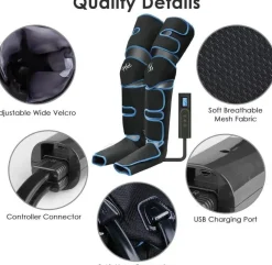 The Relaxation Nook Massageprodukte|Gesundheits-Gadgets-Oberschenkelmassagegerät – Gerät zur Stresslinderung mit vollständiger Abdeckung