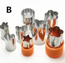 Comfort u0026 Style Küche & Esszimmer-Obst- und Gemüseschneider-Set aus Edelstahl – 8-teilig