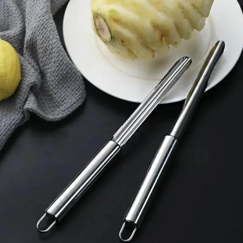 Tom Küche & Esszimmer-Obstentkerner- und Schäler-Set aus Edelstahl – langlebige Küchenwerkzeuge für mühelose Lebensmittelzubereitung