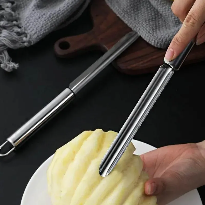 Tom Küche & Esszimmer-Obstentkerner- und Schäler-Set aus Edelstahl – langlebige Küchenwerkzeuge für mühelose Lebensmittelzubereitung