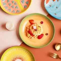 Tom Küche & Esszimmer-Obstteller-Set aus Keramik – dekorative Serviergeschirr für das Esszimmer