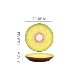 Tom Küche & Esszimmer-Obstteller-Set aus Keramik – dekorative Serviergeschirr für das Esszimmer