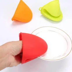 The Culinary Kit Küche & Esszimmer-Ofenhandschuhe aus Silikon – hitzebeständige, antihaftbeschichtete Backhandschuhe