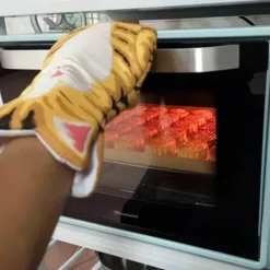 The Culinary Kit Küche & Esszimmer-Ofenhandschuhe mit Katzenpfotenmotiv – Süßes Küchenzubehör