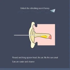 The Relaxation Nook Gesundheits-Gadgets|Gesundheits- Und Entspannungstools-Ohrenschmalz-Entfernungsset – Sicheres und effektives Reinigungswerkzeug