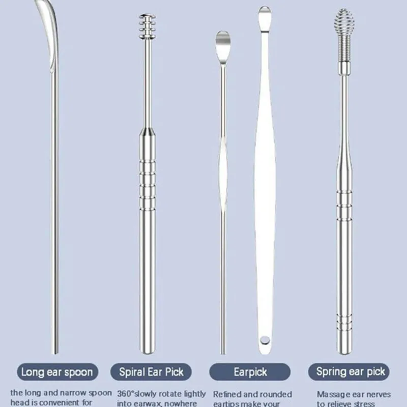 The Relaxation Nook Gesundheits-Gadgets|Gesundheits- Und Entspannungstools-Ohrenschmalz-Entfernungsset – Sicheres und effektives Reinigungswerkzeug