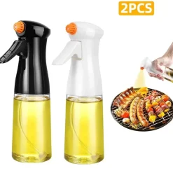 Tom Küche & Esszimmer-Olivenöl-Sprüher – Upgrade-Koch-Sprühflasche für Air Fryer, Salat, BBQ