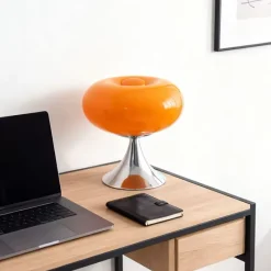 The Gilded Nest Wohndeko|Beleuchtung-Orbital Illuminator 3000 Table Lamp – Glass and Metal Desk Lamp