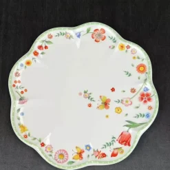 Elegance at the Table Küche & Esszimmer-Oster-Tulpen-Geschirrset – Frühlingsinspiriertes Serviergeschirr aus Keramik