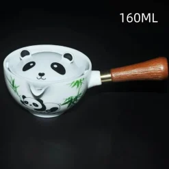 The Culinary Kit Camping Im Freien|Outdoor-Artikel-Panda Spin Rotierendes Teeservice – Teeparty-Spielset für Kinder