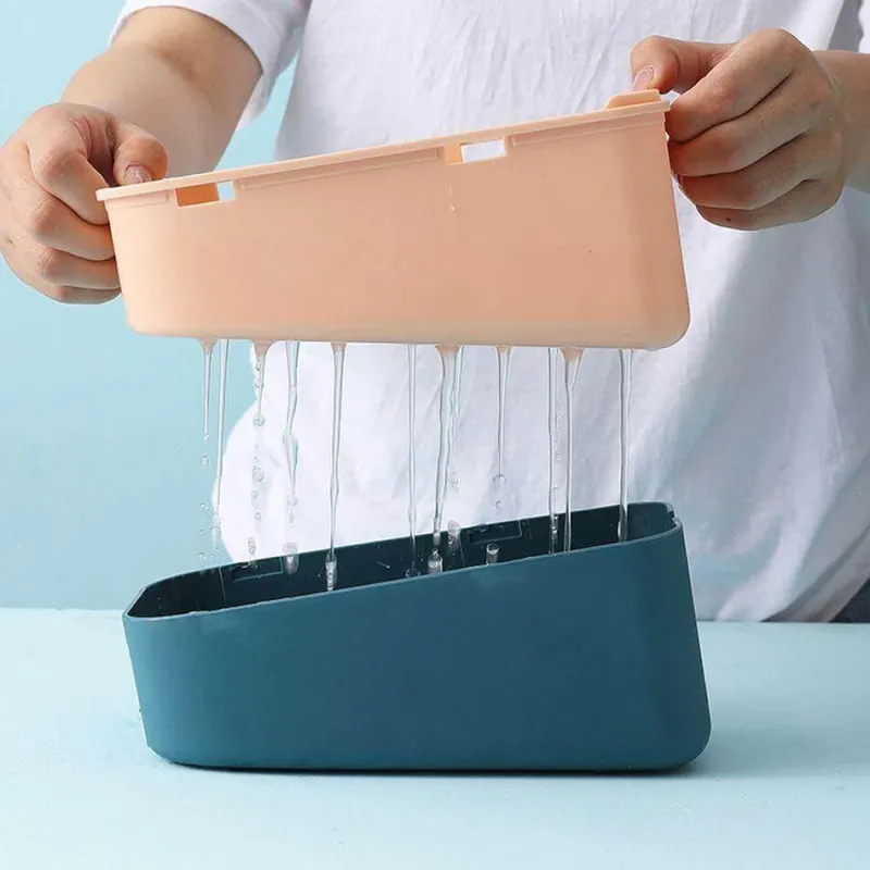 The Decor Haven Küche & Esszimmer-Pastellfarbener Gemüseschneider – Multifunktionales Küchenwerkzeug