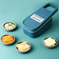 The Decor Haven Küche & Esszimmer-Pastellfarbener Gemüseschneider – Multifunktionales Küchenwerkzeug