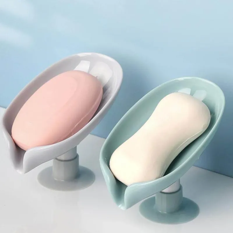 Tranquil Waters Badezimmer-Pastellfarbener Seifenhalter - Selbstklebendes Abtropfgestell