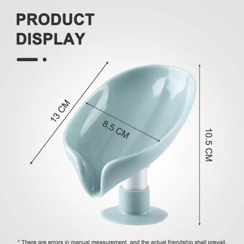 Tranquil Waters Badezimmer-Pastellfarbener Seifenhalter - Selbstklebendes Abtropfgestell