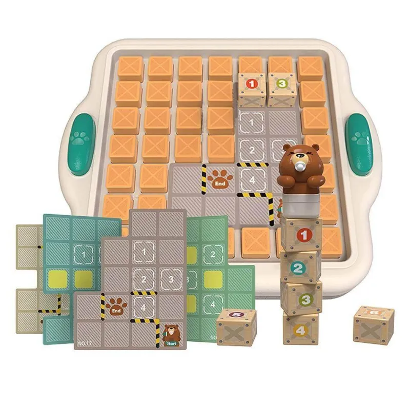 The Decor Haven Babyspielzeug-Pädagogisches Bärenbewegungsspiel für Kinder