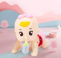 The Decor Haven Babyspielzeug-Pädagogisches Mini-Krabbelspielzeug für Babys