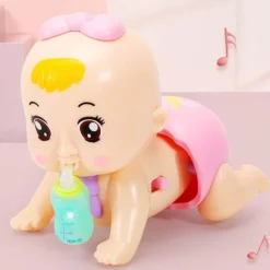 The Decor Haven Babyspielzeug-Pädagogisches Mini-Krabbelspielzeug für Babys