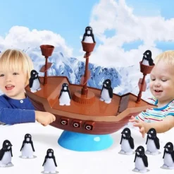 The Decor Haven Babyspielzeug-Penguin Balance Familienspiel – Lustiges interaktives Spiel