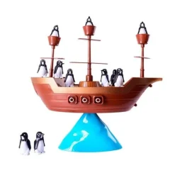 The Decor Haven Babyspielzeug-Penguin Balance Familienspiel – Lustiges interaktives Spiel
