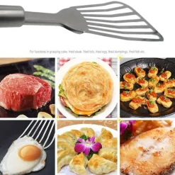 Tom Küche & Esszimmer-Pfannenwender aus Edelstahl – Küchenutensil zum Braten von Eiern und mehr