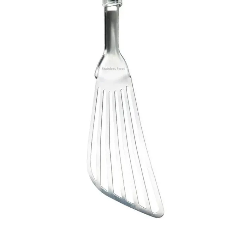 Tom Küche & Esszimmer-Pfannenwender aus Edelstahl – Küchenutensil zum Braten von Eiern und mehr