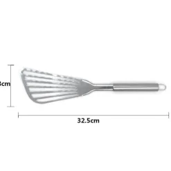 Tom Küche & Esszimmer-Pfannenwender aus Edelstahl – Küchenutensil zum Braten von Eiern und mehr