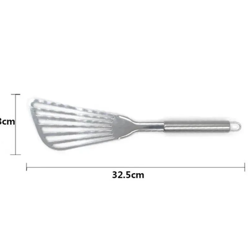 Tom Küche & Esszimmer-Pfannenwender aus Edelstahl – Küchenutensil zum Braten von Eiern und mehr