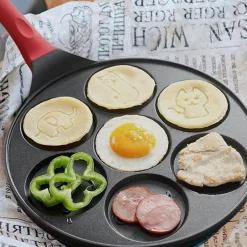 Deco Küche & Esszimmer-Pfannkuchenpfanne mit Cartoon-Tiermotiv – 7-förmige Hochleistungs-Grillplatte