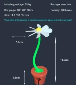 Deco Küche & Esszimmer-Pflanzenheber für den Innenbereich – Überlaufschutz für Daisy-Pflanztöpfe