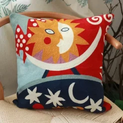 The Cushion Corner Bettzeug|Wohndeko-Picasso Abstrakter Kissenbezug - Besticktes Sofa-Auto-Dekor