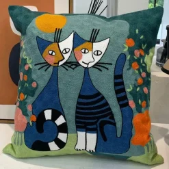 The Cushion Corner Bettzeug|Wohndeko-Picasso Abstrakter Kissenbezug - Besticktes Sofa-Auto-Dekor