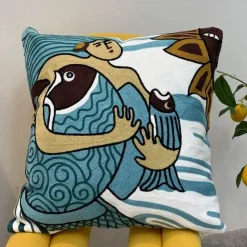 The Cushion Corner Bettzeug|Wohndeko-Picasso Abstrakter Kissenbezug - Besticktes Sofa-Auto-Dekor