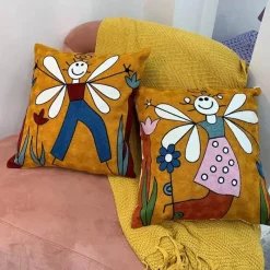 The Cushion Corner Bettzeug|Wohndeko-Picasso Abstrakter Kissenbezug - Besticktes Sofa-Auto-Dekor