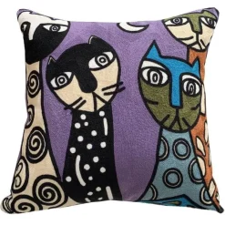 The Cushion Corner Bettzeug|Wohndeko-Picasso Abstrakter Kissenbezug - Besticktes Sofa-Auto-Dekor