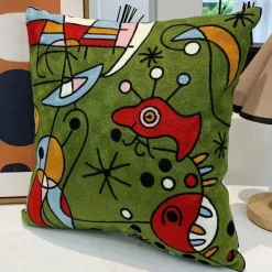 The Cushion Corner Bettzeug|Wohndeko-Picasso Abstrakter Kissenbezug - Besticktes Sofa-Auto-Dekor