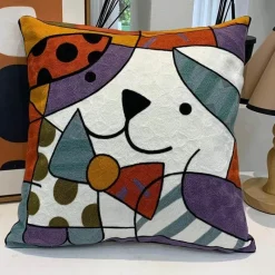 The Cushion Corner Bettzeug|Wohndeko-Picasso Abstrakter Kissenbezug - Besticktes Sofa-Auto-Dekor