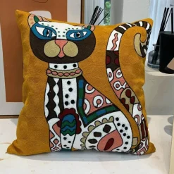 The Cushion Corner Bettzeug|Wohndeko-Picasso Abstrakter Kissenbezug - Besticktes Sofa-Auto-Dekor