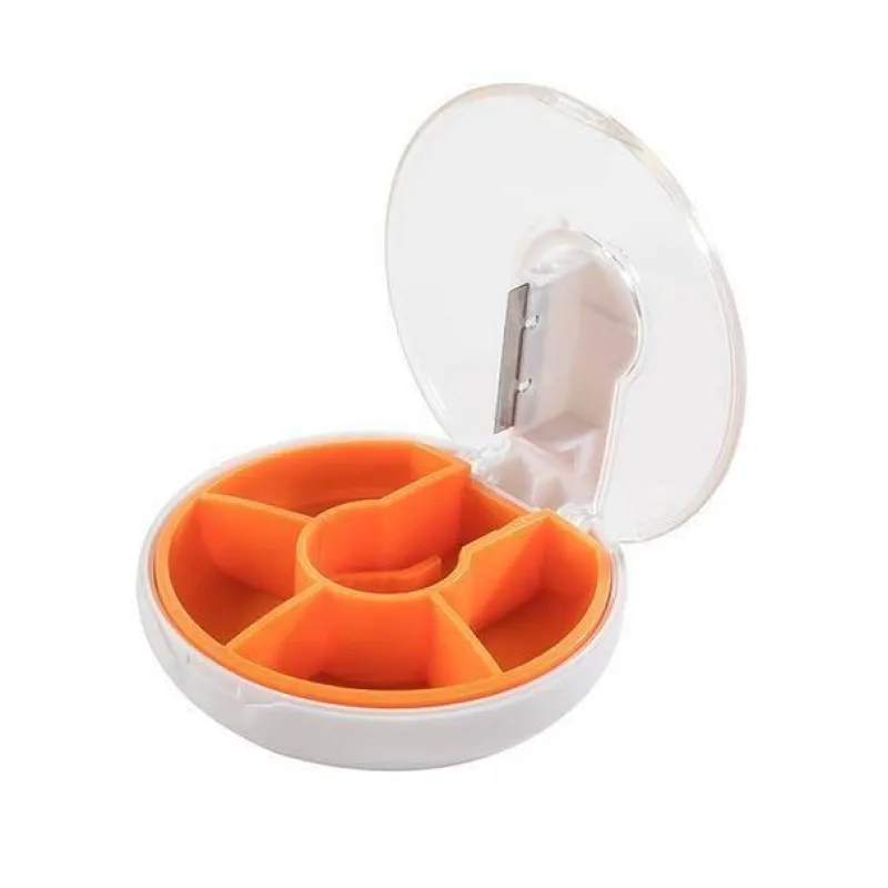 The Relaxation Nook Gesundheits-Gadgets|Gesundheits- Und Entspannungstools-Pillendose – Tragbares Reiseetui für Medikamente