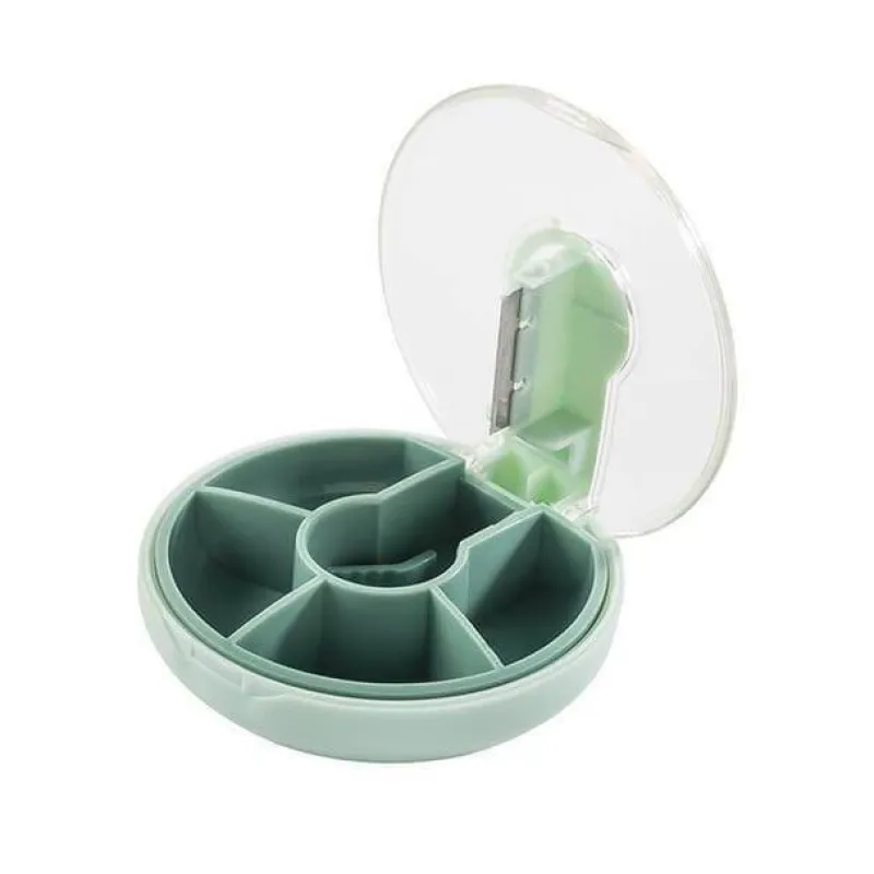 The Relaxation Nook Gesundheits-Gadgets|Gesundheits- Und Entspannungstools-Pillendose – Tragbares Reiseetui für Medikamente