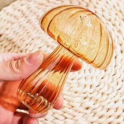 Tom Küche & Esszimmer-Pilzförmige Glasvase für moderne Wohnkultur und Tischdekoration